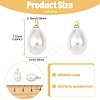 20Pcs ABS Plastic Imitation Pearl Pendants FIND-YW0009-34-3