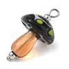 304 Stainless Steel with Handmade Bumpy Lampwork Pendants LA-CBA4231-01D-P-2