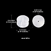 30Pcs 3 Style Silicone & Rubber Ear Nuts SIL-YW0001-17-3