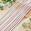 12Pcs 12 Colors Polyester Book Headbands OCOR-FH0001-36-5