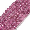 Natural Red Tourmaline Beads Strands G-B109-A01-01-1