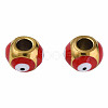 201 Stainless Steel Enamel Beads STAS-N087-59-01G-1