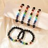 Yoga Chakra Jewelry X-BJEW-K142-A-5