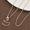 Brass Cable Chain Necklaces NJEW-G183-03G-03-1