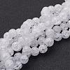 Synthetic Crackle Quartz Beads Strands G-SF10MM-43-1