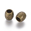 Tibetan Style European Beads MLF0932Y-NF-1