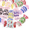 14Pcs 7 Style Transparent Acrylic Beads FIND-TA0002-42-2