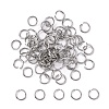 Tarnish Resistant 304 Stainless Steel Open Jump Rings X-STAS-R049-8x1mm-1