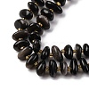 Natural Obsidian Beads Strands G-RM250109-A5-3