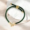 Adjustable Nylon Cord Bracelets X-BJEW-C096-01G-24-1
