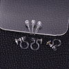 Plastic Clip-on Earring Findings X-KY-P007-M01-1