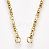 304 Stainless Steel Cable Chain Necklace Making STAS-T040-PJ209-2-36-5