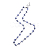 Evil Eye Plastic Link Chain Necklace NJEW-H169-03P-02-1