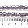 Electroplate Glass Beads Strands EGLA-D030-19N-4