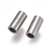 Non-Tarnish 304 Stainless Steel Tube Beads STAS-F224-01P-B-2