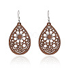 Wood & Iron Dangle Earrings FS-WG31712-04-1