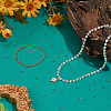 200Pcs Electroplated Synthetic Non-magnetic Hematite Beads G-PH0003-44A-4