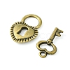 80Pcs 8 Style DIY Alloy Pendants FIND-FS0001-66-3