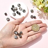 20Pcs 2 Styles Natural Fluorescent Syenite Rock(Glow under UV Light) Beads G-YW0002-81-3