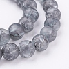 Synthetic Crackle Quartz Bead Strands X-CCG-K002-8mm-08-3