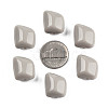 Opaque Acrylic Beads MACR-S373-15A-A05-4
