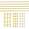 DIY Brass Chain Extender/End Chains Making Kits DIY-FS0005-61G-1