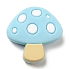 Mushroom Food Grade Eco-Friendly Silicone Focal Beads SIL-Z005-01B-1