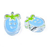 Transparent Acrylic Enamel Beads TACR-N012-004A-3
