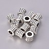 Antique Silver Tone Large Hole Tibetan Silver Column European Beads X-LFH10273Y-NF-1