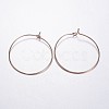 Brass Wine Glass Charm Rings Hoop Earrings X-EC067-4RG-2