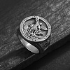 304 Stainless Steel Finger Rings for Men FS-WG3C010-07-2