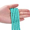 Handmade Polymer Clay Beads Strands X-CLAY-N008-008G-6