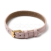 Imitation Leather String Bracelets with Stainless Steel Buckles AJEW-Z053-01J-3