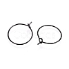 316L Surgical Stainless Steel Hoop Earring Findings STAS-D164-04B-2