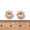 Brass Micro Pave Cubic Zirconia Beads KK-R216-01KCG-3