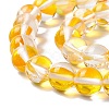 Synthetic Moonstone Beads Strands G-E573-02B-12-4