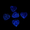 UV Plating Luminous Transparent Acrylic Beads OACR-C001-05-6