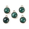 Natural Malachite Pendants G-K372-03G-10-1