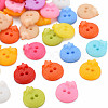 2-Hole Plastic Buttons BUTT-N018-012-1