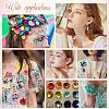 5Sets Iridescent PVC Paillette/Sequin Links PVC-SC0001-16B-4