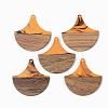 Resin & Walnut Wood Pendants RESI-S389-046A-A01-1