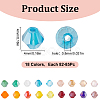 18 Strands 18 Colors Transparent Electroplate Glass Beads Strands EGLA-GO0001-05-2