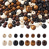 Cheriswelry Dyed Natural Wood Beads WOOD-CW0001-01-LF-13