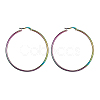 304 Stainless Steel Big Hoop Earrings EJEW-F105-04M-2
