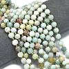 Natural Flower Amazonite Beads Strands G-K389-E72-01-2