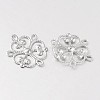 Flower 316 Surgical Stainless Steel Filigree Joiners X-STAS-M256-04-2