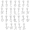 SUPERFINDINGS 26Pcs 304 Stainless Steel Letter Pendant Decorations HJEW-FH0006-52-1