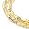 Transparent Electroplate Glass Beads X1-GLAA-K064-05A-HP01-3