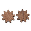 Walnut Wood Cabochons WOOD-F013-15-2
