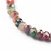 Faceted Glass Beaded Necklaces NJEW-JN02553-3
